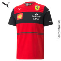 PUMA AUTO - เสื้อยืดคอกลมผู้ชาย Scuderia Ferrari Team สีแดง - APP - 76328801