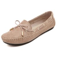 YAERNI Candy Color Women Loafers Tassel Fashion Round Toe Ladies Flat Shoes Woman Sweet Bowtie Flats Casual Shoes