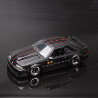 ไม่มีกล่องเด็ก1:24 Scale 1989 Ford Mustang GT Bigtime กล้ามเนื้อ Jada Diecasts &amp; ของเล่นรถ Matte สีดำ32304งานอดิเรกของขวัญ