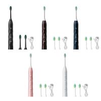 ✇₪﹍ Powerful Electric Toothbrush USB Rechargeable Vibrator Wireless Hygiene Cleaner Electronic Washable Whitening Teeth 517C