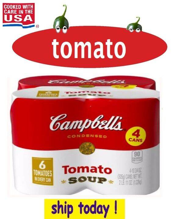 Tomato Campbell S Condensed Tomato Soup 10 75 Oz 305 G Campbells Soup Usa Bundle Of 4 Lazada Ph