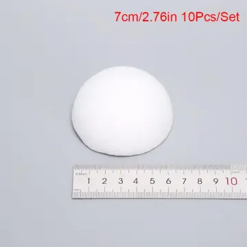 Half Round Foam Styrofoam Polystyrene Ball (8 Inch) for Crafting