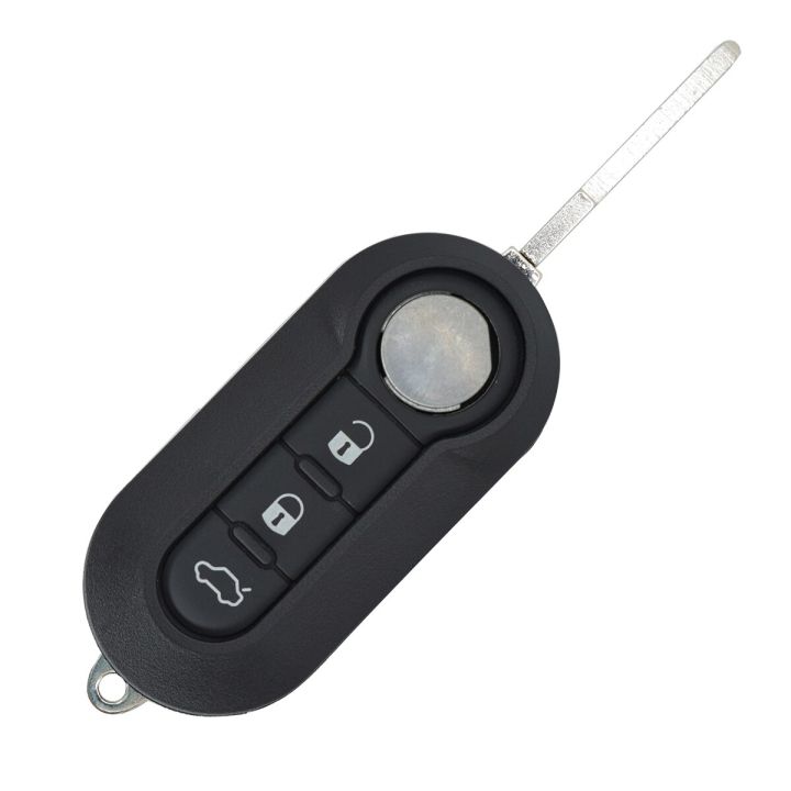 ปลอกกุญแจกุญแจรถยนต์แบบกดปุ่ม3ปุ่มสำหรับเฟียต500l-500e-หมีแพนด้า-punto-bravo-peugeot-boxer-ที่ครอบกุญแจ