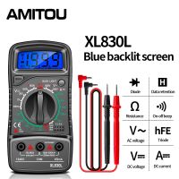 AMITOU XL830L 1999 Counts Digital Professional Multimeter Eletric Voltage Meter AC Current Ohm Backlight Tester with Test Wire