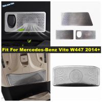 ด้านหลังหาง Trunk สเตอริโอลำโพงไฟอ่านหนังสือฝาครอบไฟ Fit สำหรับ -Benz Vito W447 2014-2022เงินอุปกรณ์เสริม