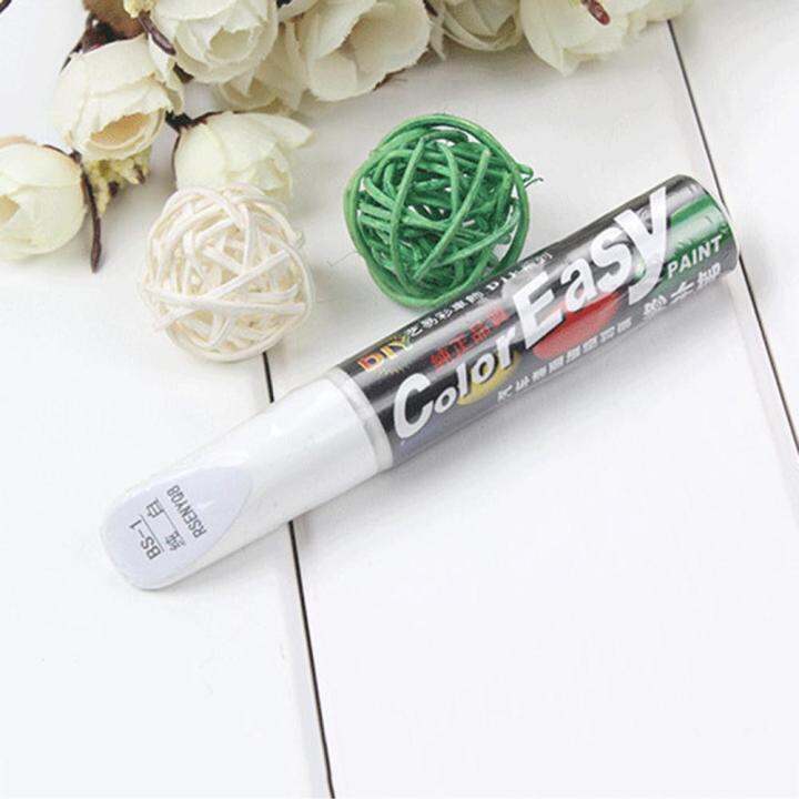 ปากกาปากกาลบรอยขีดข่วนปากกามาร์กเกอร์สีกันน้ำรถยนต์สีพ่นด้วยตนเองปากกาไข่มุกแต้มสีลายจุดอุปกรณ์บำรุงรักษารถ