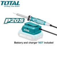 TOTAL หัวแร้งปากกา แบบแบตเตอรี่ ไร้สาย 20 โวลท์ รุ่น TSILI2001 ( Lithium Ion Soldering Iron )