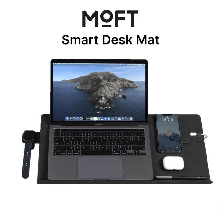 MOFT Multi Functional Desk Mat Waterresistant PU Leather Multiangle