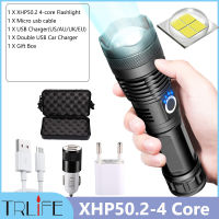 Newest 5000mAh XHP160 16-core LED Flashlight Zoom USB Rechargeable Most Powerful xhp50 Torch by 18650 26650 Handheld Light