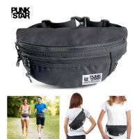 PUNKSTAR กันน้ําน้ําหนักเบา Crossbody Bag Sling Chest Waist Bag Travel Hiking สําหรับผู้หญิงผู้ชายเด็กแมวน่ารัก