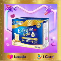 (1600g)เอนชัวร์โกลด์ วานิลา 1 กล่อง(400gx4) Ensure Gold Vanilla แบบถุงเติม อาหารสูตรครบถ้วน นมผง นมผู้สูงอายุ โปรตีน เวย์โปรตีน ไฟเบอร์ Nutrition