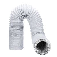 Aluminum Foil Duct 1.5-6M Hose Pipes Fittings Kitchen Flexible Exhaust Inline Fan Vent Hoses Ventilation Air Vent Tupe Part