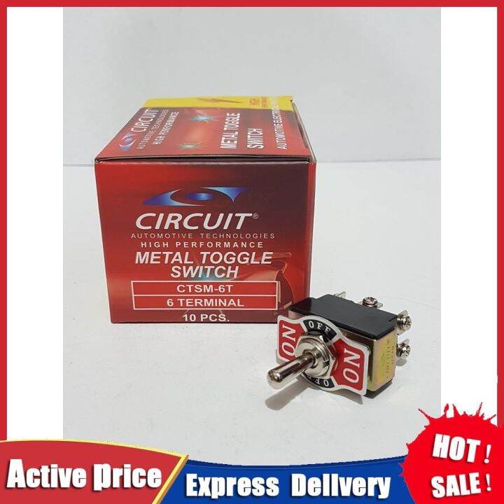 UNIVERSAL TOGGLE SWITCH (ONOFFON) 6 TERMINAL CTSM6T Lazada PH