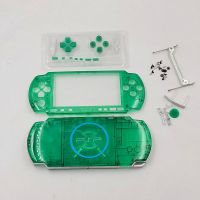 คริสตัลใสโปร่งแสง PSP3000เคสกันน้ำ Housing Shell สำหรับ3004 3008 PSP 3000เกมคอนโซลชุดฝาครอบเคสมีปุ่ม + สกรู