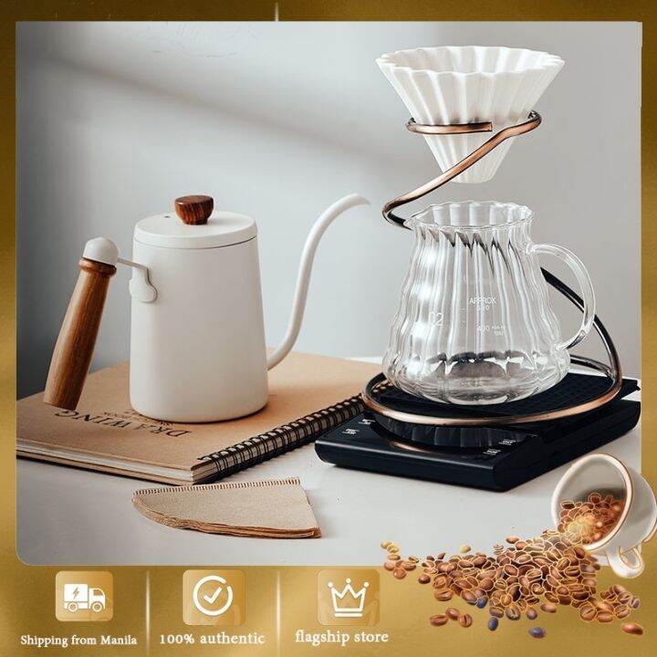 Drip Coffee Set Coffee Dripper Set Coffee Filter Gooseneck Kettle Pour