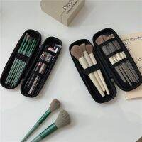 Cosmetic Brush Bag Organizer Portable Travel Brush Eyebrow Pencil Eye Shadow Brush Zipper Case Storage Bag 【AUG】