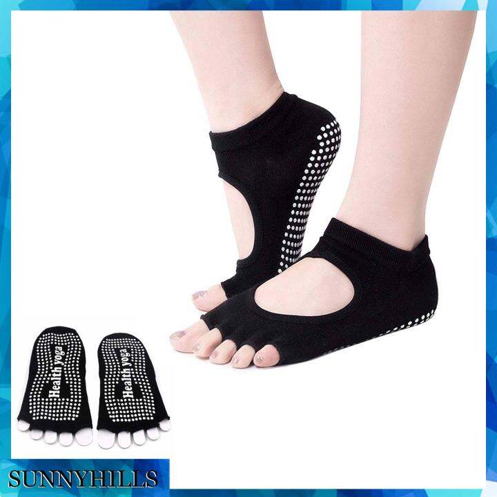 Anti Slip Open Toe Backless Yoga Socks Lazada Ph