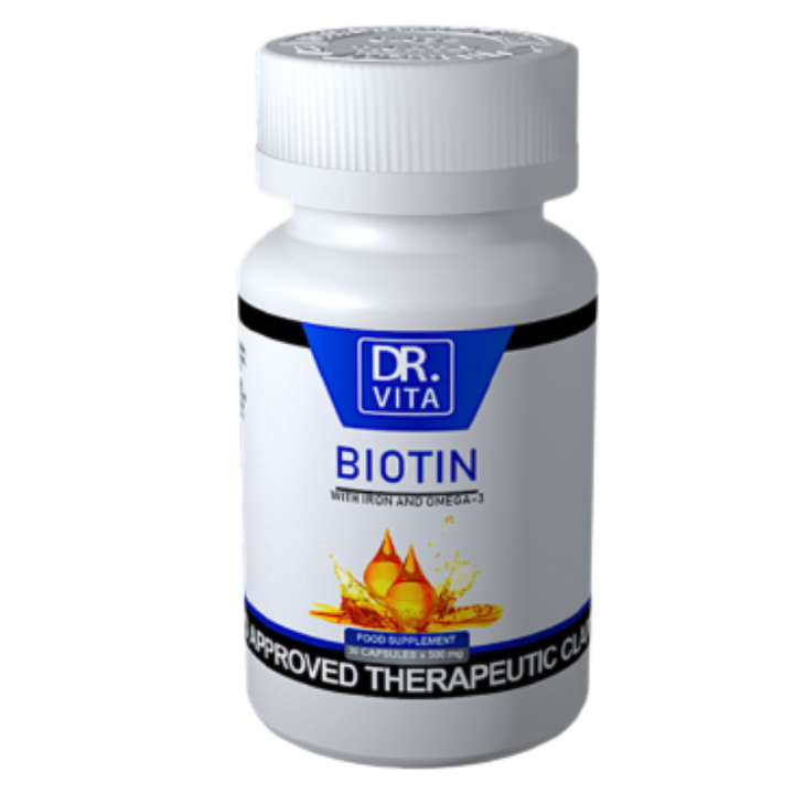 Dr. Vita Biotin With Iron And Omega-3 (for Men), Zinc Gluconate ...