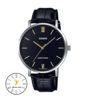 CASIO Standard นาฬิกาข้อมือผู้หญิง สายหนัง รุ่น LTP-VT01L-1