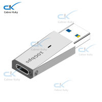 CK Usb C อะแดปเตอร์ Usb เพื่อพิมพ์-C หญิงอะแดปเตอร์ส่งชาร์จเสียง3-In-1 10Gbps แปลงความเร็วสูง