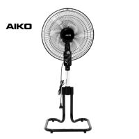 พัดลมตั้งพื้น AIKO 16 นิ้ว ปรับสไลด์ สูง-ต่ำ ปรับส่ายได้ รุ่น AK-D401 สีดำ