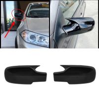 【car parts】สำหรับ Renault Megane MK2รถประตูด้านข้างกระจกมองหลังฝาครอบกระจกมองข้างสติกเกอร์ Trim