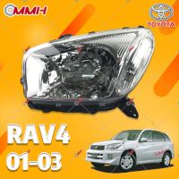 Toyota Rav4 RAV 4 Headlamp 2000-2003 ไฟหน้าสำหรับ ไฟหน้า โคมไฟหน้า ไฟหน้า​โปรเจค​เตอร์​ โคมไฟหรถยนต์ เลนส์กระจก headlamp headlight front light lens