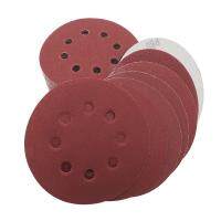 【cw】 50PCS 5 Inch 125MM 8 Hole Aluminum Oxide Sandpaper Sanding Discs 60 to 2000 Grits ！