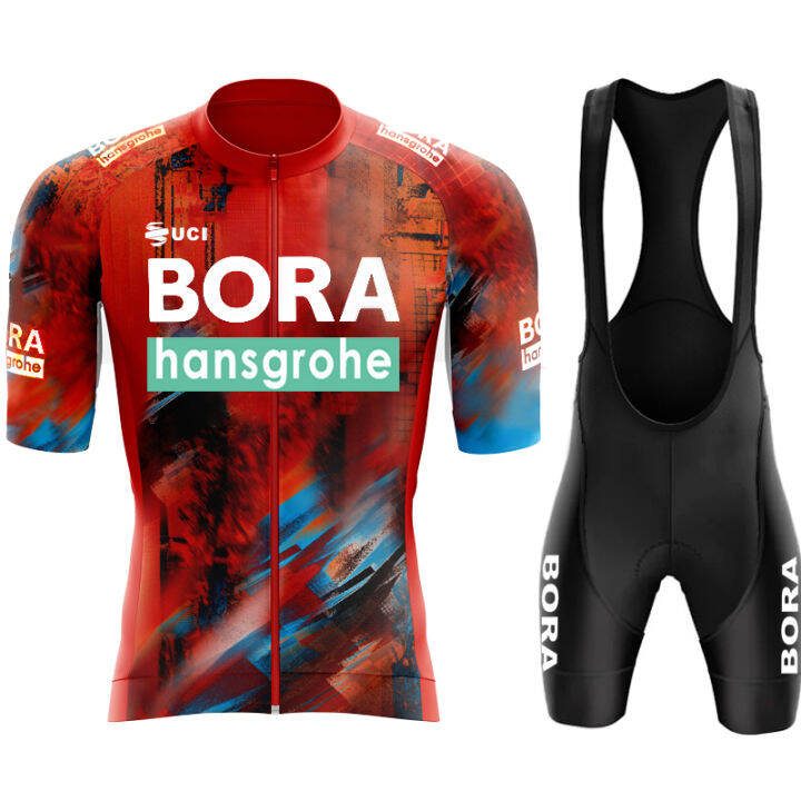 ร้อน-mtb-ชายขี่จักรยานเสื้อผ้า-uci-bora-man-เลเซอร์ตัด2023ผู้ชายชุด-jersey-ชุดรอบฤดูใบไม้ผลิฤดูร้อนสำหรับจักรยานชุด