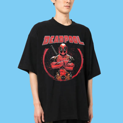 เสื้อยืด Marvel Comics เสื้อยืด Deadpool เสื้อยืด Marvel Comics Cotton