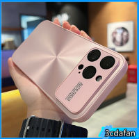 แสงรุ่งอรุณสุดหรูเคสโทรศัพท์หน้าต่างใหญ่สำหรับ iPhone 14 13 12 11 Pro Max 14 Plus 12 13 Pro ฝาหลังกันกระแทกแบบแข็ง