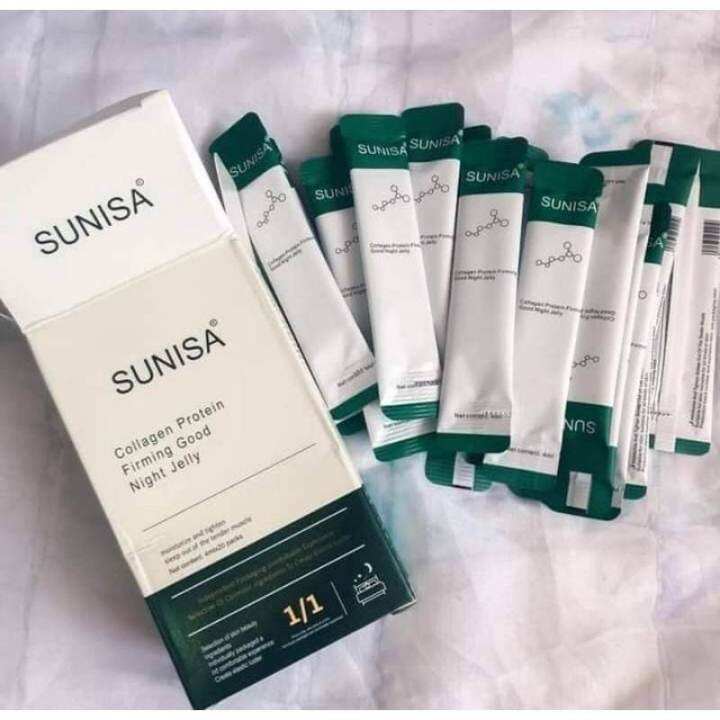 Original SUNISA Collagen Mask Jelly Sleeping Mask Hydrating Moisturizing Whitening Brightening