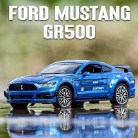 Ford Mustang Shelby GT500 Supercar Simulation Exquisite Diecasts Toy Vehicle CheZhi 1:32 Alloy Car Model Kids Christmas Gifts