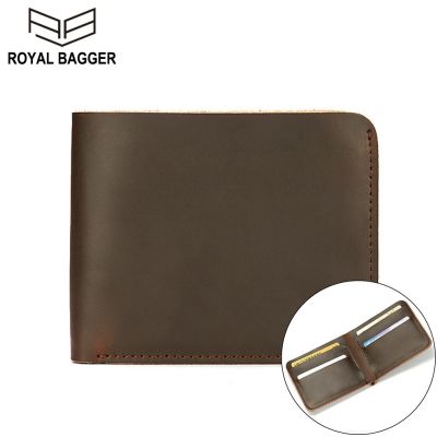 Short Walltes For Men Grazy Horse Leather