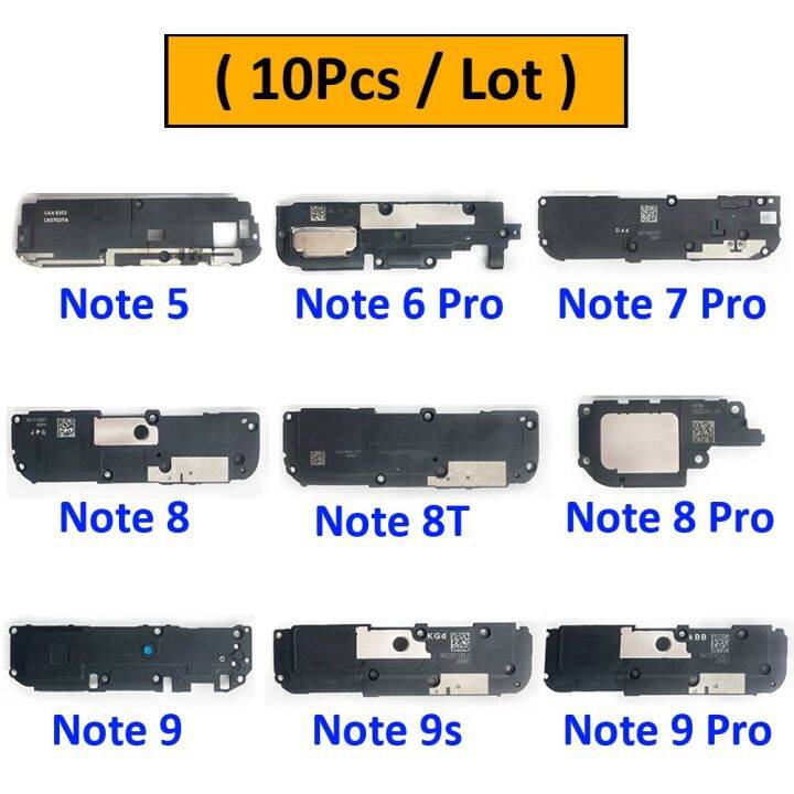 10ชิ้น-ล็อตลำโพงเสียงกริ่งเตือนเสียงดังสำหรับ-xiaomi-redmi-note-5-6-7-8-8-8t-9s-pro-max-อะไหล่อุปกรณ์เสริมสำหรับลำโพง