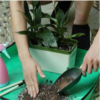 Planting Mat PE Square Gardening Mat Waterproof Plant Potting Mat Thicken Foldable Garden Pad Anti-dirty Transplanting Tarp