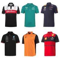 คุณภาพสูง Cross-Border f1 Racing Suit POLO Shirt New Style Off-Road Motorcycle Cycling Jersey Short-Sleeved Quick Drop Clothing T-