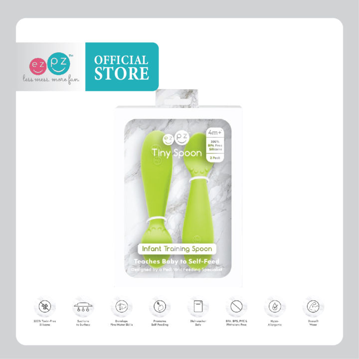 ezpz Tiny Spoon Twin Pack - Lime