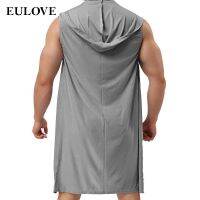 eulove ชุดคลุมอาบน้ํามีฮู้ดน้ําหนักเบา m - xl สําหรับผู้ชาย