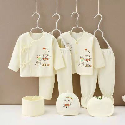 LINPURE ชุดเซ็ทเด็กอ่อน เสื้อผ้าเด็กอ่อน ชุดเสื้อผ้ายืด แขนยาว + ขายาว COTTON 100% เสื้อผ้าเด็ก Gift Set ของขวัญ Baby ชุดเซ็ทเด็กแรกเกิด กิ๊ฟเซ็ท