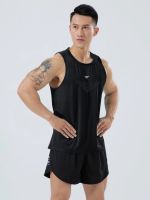 Mens Quick Dry Breathable Vest Lightweight Running Gym Sleeveless Shirt Fitness Sports Tight Compression T-shirts Tee Tops