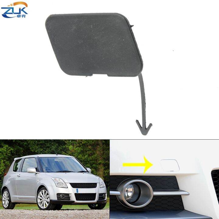 zuk-front-bumper-towing-hook-cover-hauling-hook-cap-case-lid-for-suzuki-swift-2005-2006-2007-2008-2009-2010-2011-2012-base-color