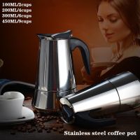 【CW】 2/4/6/9cups Moka Pot Espresso Percolator Stove Maker Italian Machine