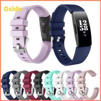 OSIDE ซิลิโคนทำจากซิลิโคน สายรัดข้อมือนาฬิกา 8สี อะไหล่สำหรับเปลี่ยน สายรัดนาฬิกา แฟชั่นสำหรับผู้หญิง นุ่มนุ่มๆ สายรัดข้อมือ สำหรับ R Fitbit Inspire HR/Inspire 2/Ace 2/3. อุปกรณ์เสริมสายรัดข้อมือ