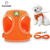 【LZ】 Dog Harness and Leash Set No-Pull Easy Control Harness With Adjustable Straps Reflective Strip For Outdoor Walking Training