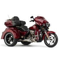 Maisto รถ1:12 2021 Harley Davson CVO Tri Gle Trikes หล่อยานพาหนะสะสมของเล่นแบบจำลองรถมอเตอร์ไซค์