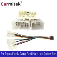 【hot】◕  Radio Wiring Harness Car Unit 16Pin Cable for Corolla Rav4 Hiace Cruiser  Highlander Ya