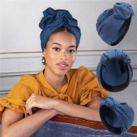 Vintage Turban Hat Fashion Female Bandana Headband Womens Hair Cover Cap Ladies Head Wraps Muslim Headscarf