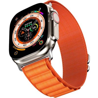 สำหรับนาฬิกา Apple Ultra 2/1 49Mm,Series 9/8/7 45Mm/41Mm สายผ้าทอไนลอนทนทานสำหรับ Apple Watch Series 6 5 4 3 2 1 SE, 38มม. 40มม. 42มม. 44มม.