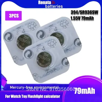 New 10PCS AG9 394 LR936 394A L936F SR936SW 1.55V Lithium Batteries Button  Battery for Watch Toys